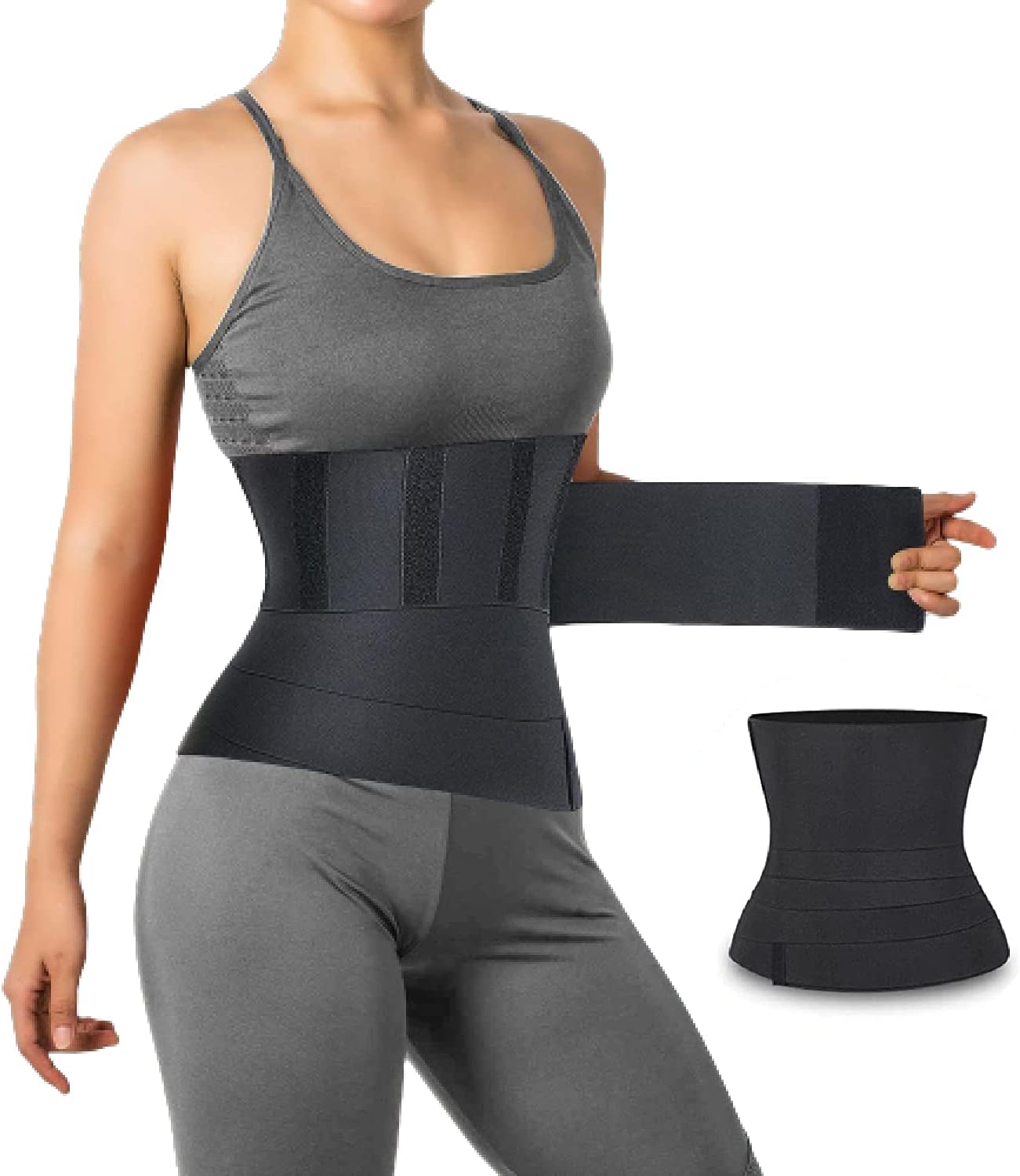 1Pcs Sweat Band Waist Trainer for Women and Men, Sweat Waist Belt for  Stomach Body Band Bandage Tummy Wrap Waist Training - AliExpress
